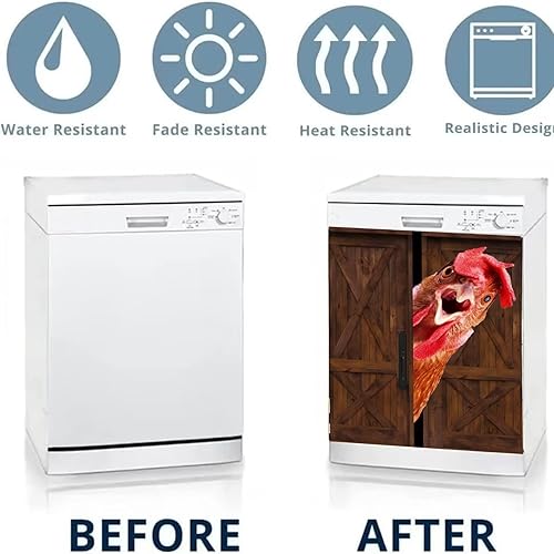 Miniatura 3 de Calcomanías magnéticas para decoración de cocina, calcomanías para puerta delantera, decoración del hogar, calcomanías para cubierta de