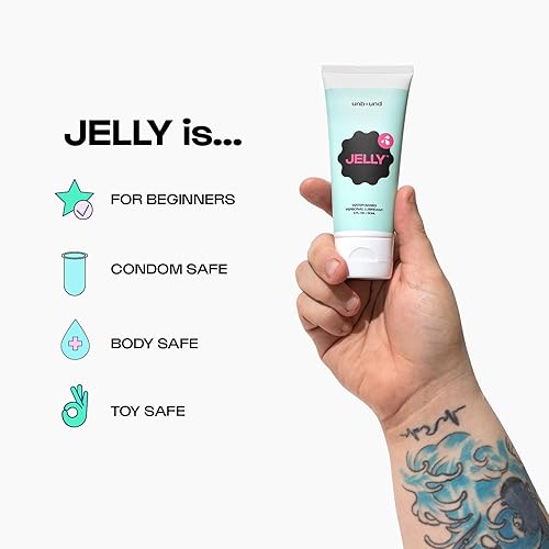Miniatura 2 de Unbound Lubricante personal Jelly - Lubricante a base de agua con 95% de ingredientes orgánicos - Sin glicerina, glicol ni parabenos - Lubricante