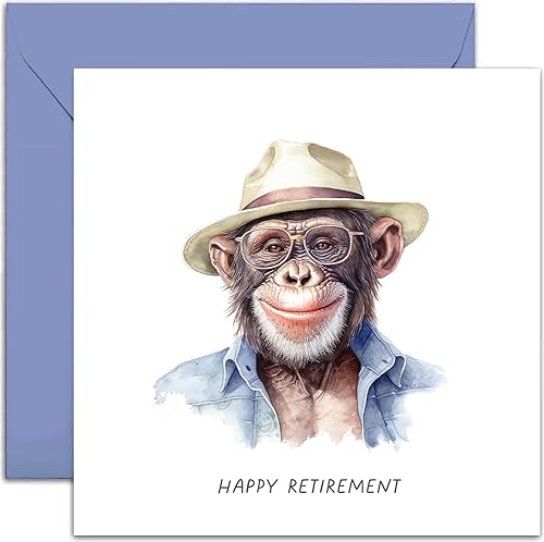 Old English Co. - Tarjeta divertida de jubilación para él, celebración de jubilación humorística para papá, tarjeta de despedida de buena suerte