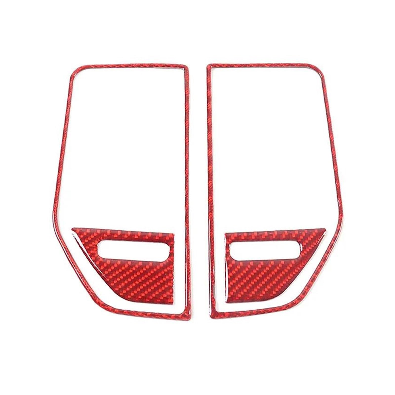 Garniture de sortie d'air commande centrale Titan rouge anti-rayures