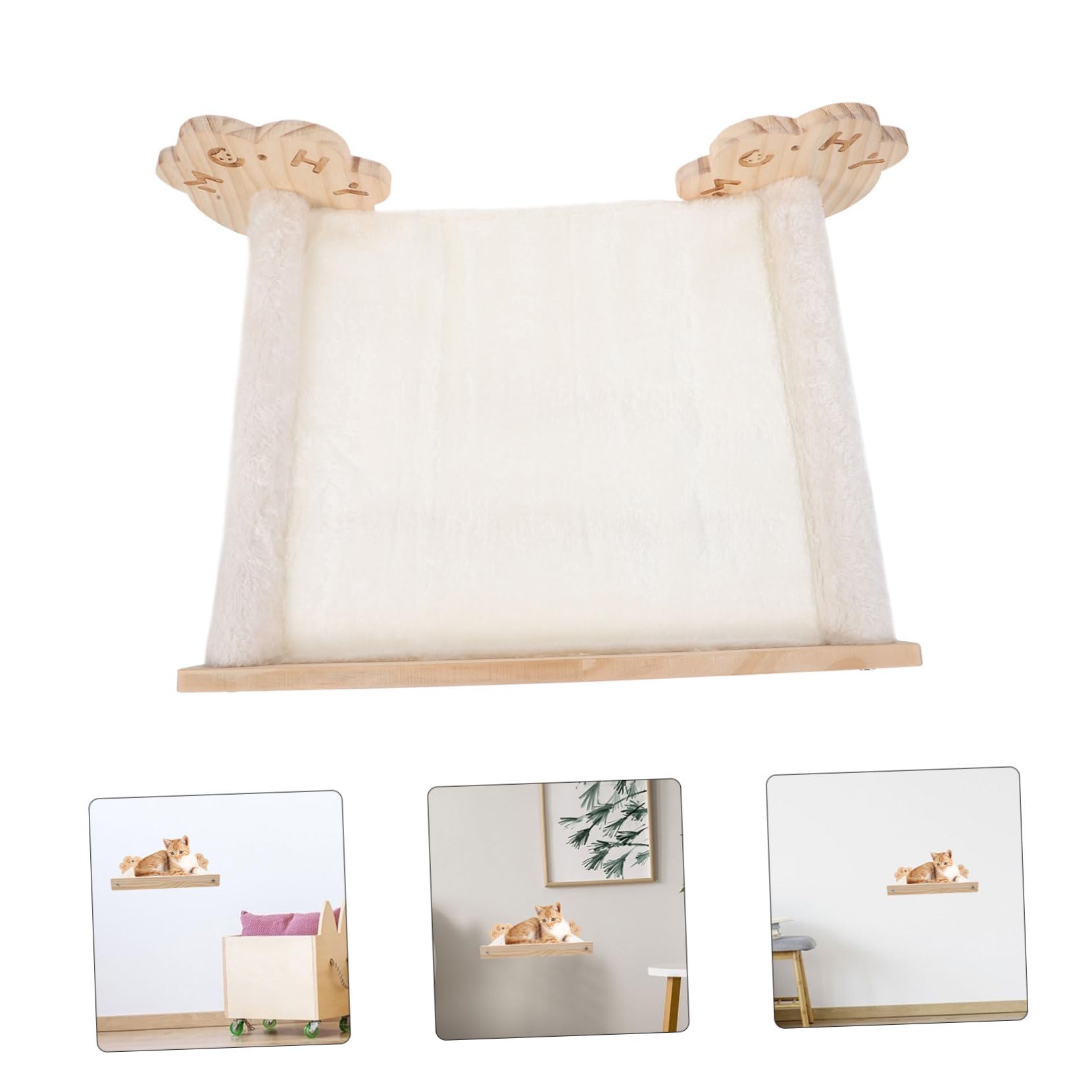 FOMIYES Gabbia Per Gatti Amaca Per Gatti Da Parete Letto Sospeso Per Gattini Da Interno Design Semplice e Arredamento Di Qualità Facile Da Installare e Smontare Capacità Portante