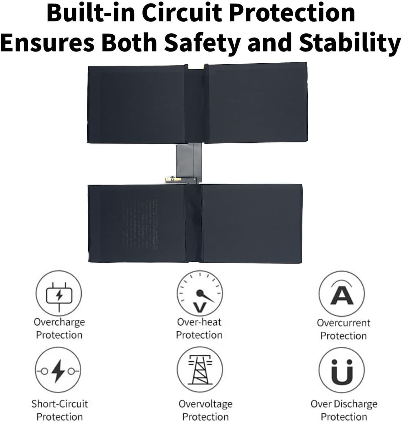 A2387 Battery Compatible with iPad Pro 12.9 2021, iPad Pro 5th Gen 12.9 2021 A2378 A2379 A2461 A2462 MHNK3LL/A MHNH3LL/A with Tools Kit