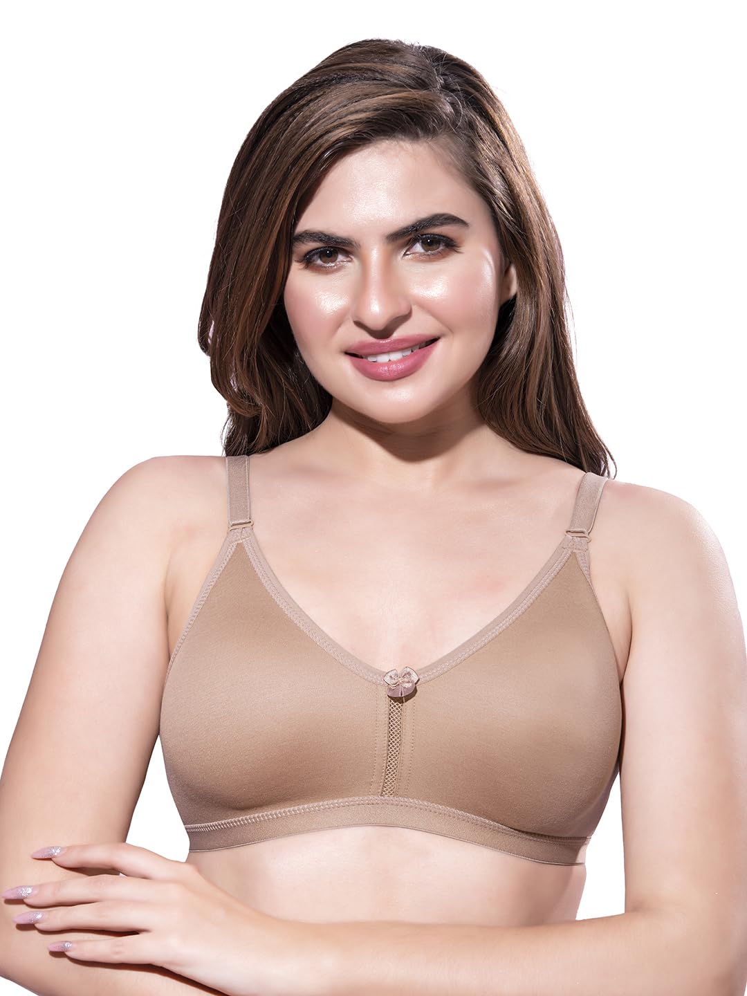 Women's Full Coverage Bra, Colour - Nude, Size - 34C, Colour- Nude, Size- 34C-image-15