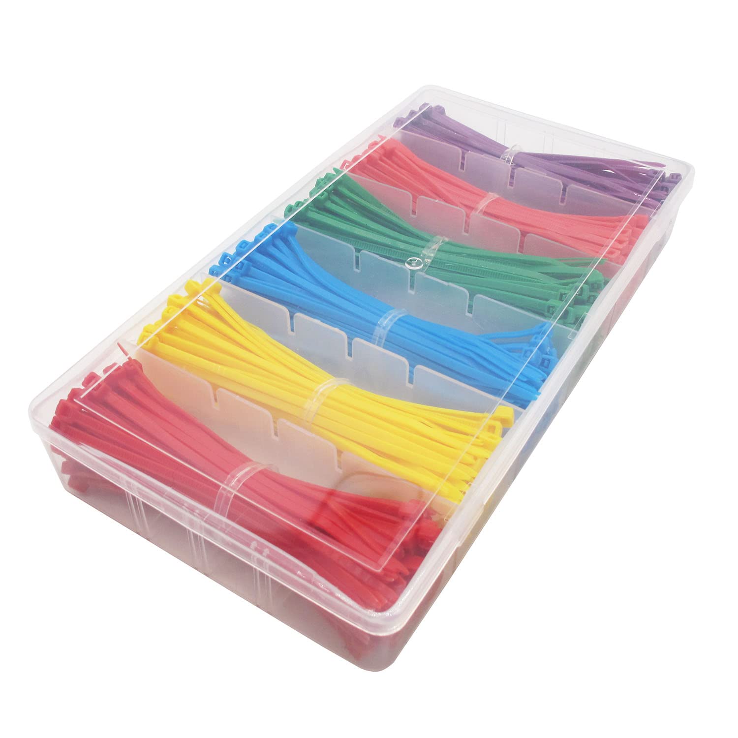 PATIKIL 14-Pack Adhesive Nylon Cable Clips - 13-16mm Cord Organizers For Desk, Wall, Home Office (Black) - View #2