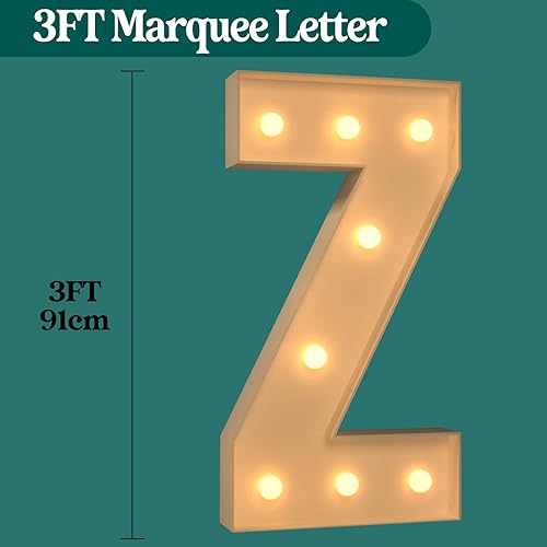 Miniatura 234 de Números iluminados grandes de 4 pies, números de marquesina 2 para decoraciones de cumpleaños de 21 para niños y niñas, números gigantes iluminados