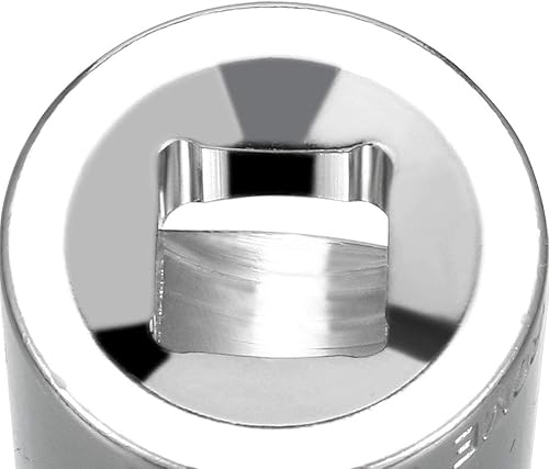 Miniatura 4 de uxcell 1/2 '' cabeza cuadrada tono plateado mango deslizante trinquete socket adaptador de impacto
