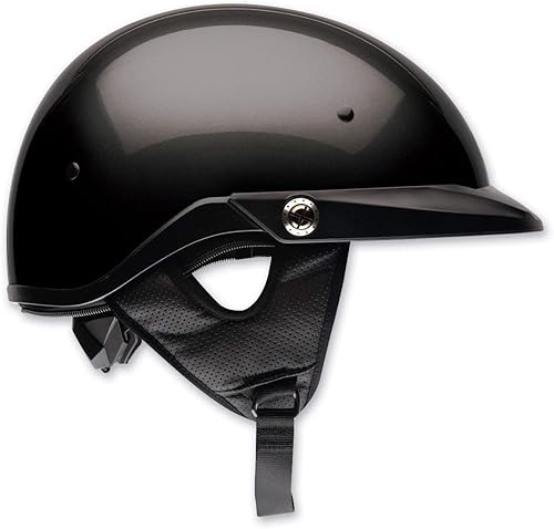 Bell Pit Boss Casco de motocicleta de cara abierta (negro sólido, L)