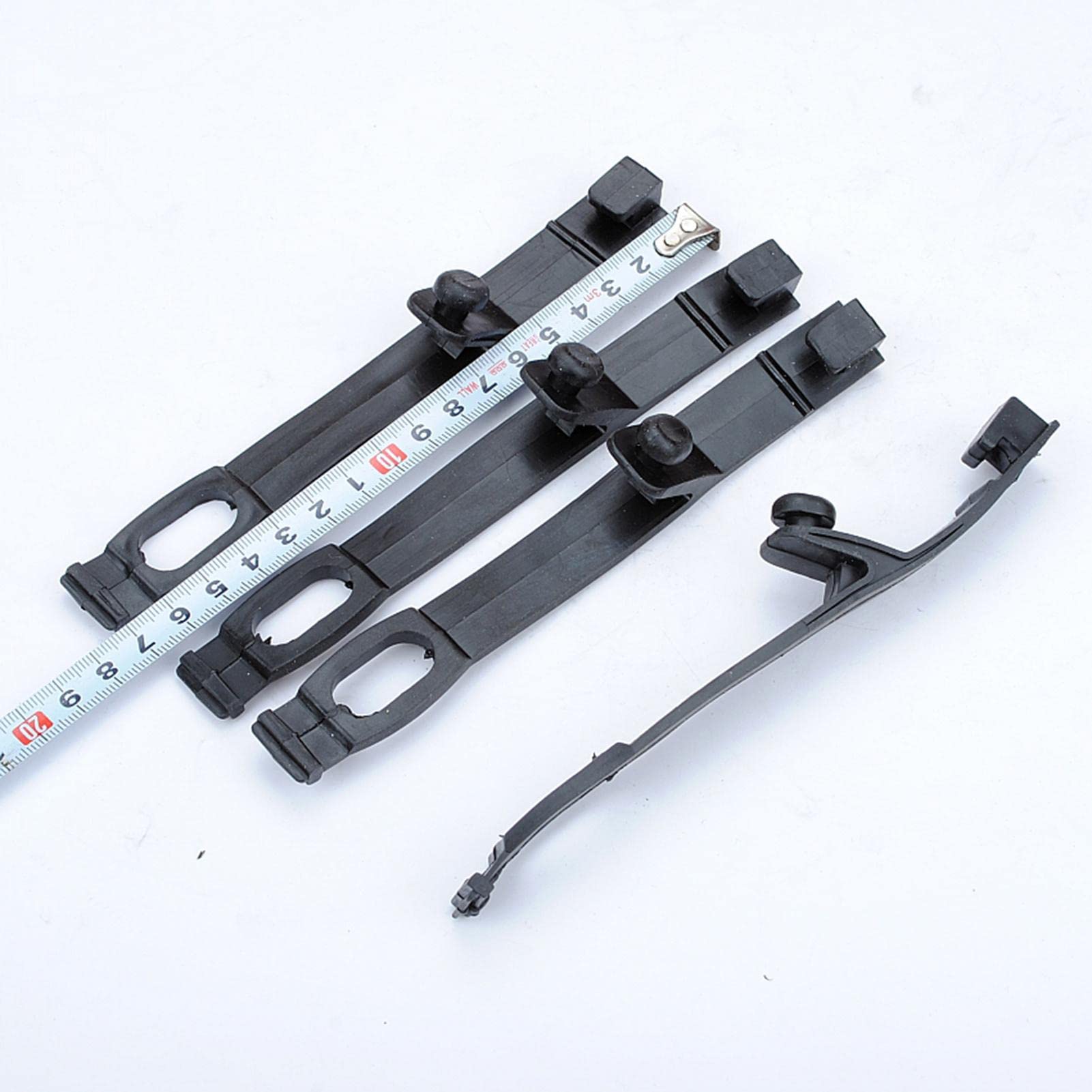 4 Cinghie In Gomma Universali Per Fari Moto – Per Forcelle Da 30-43 Mm, Antigraffio E Antivibrazione Per Enduro E Naked