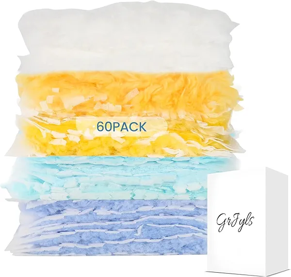 GrJyls Duster Refills Bulk Compatible with Swiffer Dusters Swiffer Microfibre dust Cleaner for Cleaning Home, Office, Furniture (Color Mixing, 60 PCS (180°+360°))