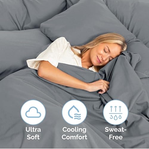 Miniatura 3 de CGK Unlimited Sábanas Bajeras 21 pulgadas, Microfibra, Blanco, King