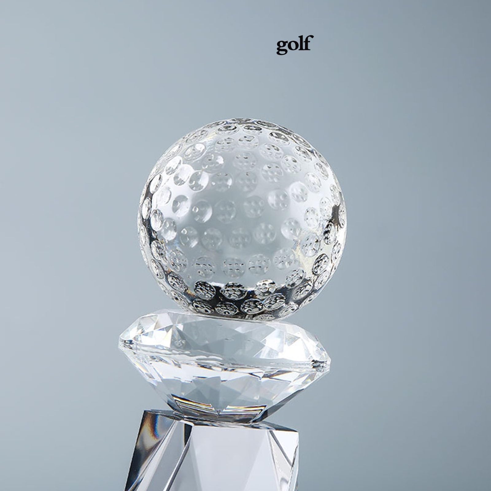 Trofeo De Cristal De Golf Trofeo Ganador del Concurso De Clubes De Golf. Trofeo De Estatuilla De Golf Grabado Internamente Trofeo del Campeonato De Golf De Mayor Distancia