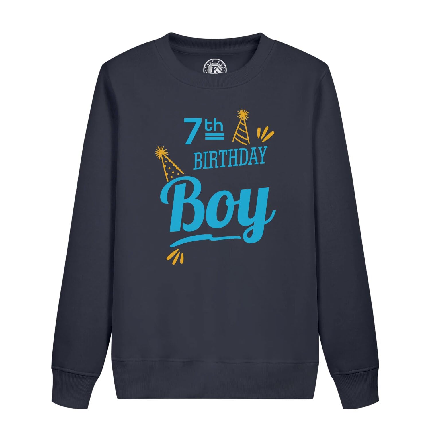 Sweatshirt enfant 7 ans anniversaire garçon mode automne hiver pull