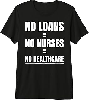 Nursing is a Professional Degree - No Loans No Healthcare Premium Tri-Blend T-Shirt