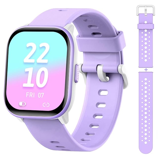 Kids Watch for Girls Boys with IP68 Waterproof Girls Watch with 19 Sports Modes Sleep Tracking Pedometer Stopwatch