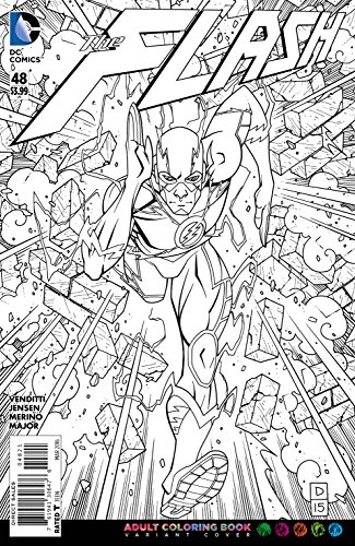 Flash #48 Adult Coloring Book Variant
