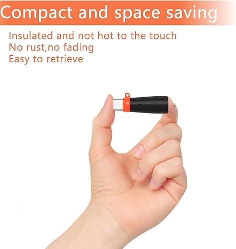 Miniatura 5 de Encendedor eléctrico USB-C. Resistente al viento. Resistente al viento. Funciona con teléfono o banco de energía, mini, ligero, activado al enchufar