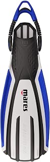 Unisex Avanti 4X Open Heel Scuba Diving Fins | Bungee Straps & 4-Channel Blade | Lightweight High-Thrust Snorkeling Flippers for Travel & Cold Water