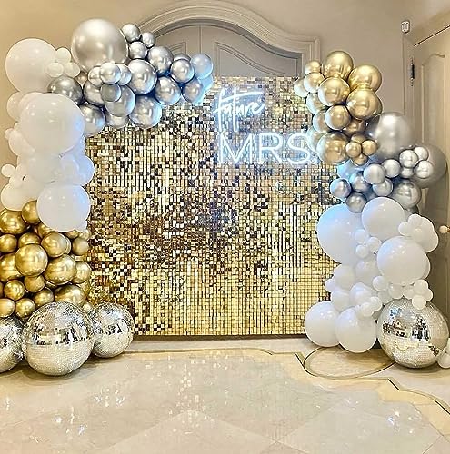 Image of KALOR White Balloons,100 Pcs 5 Inch Mini Matte Latex Balloons for Balloon Garland Arch, Birthday Decoration, Wedding Party, Baby Shower Decorations