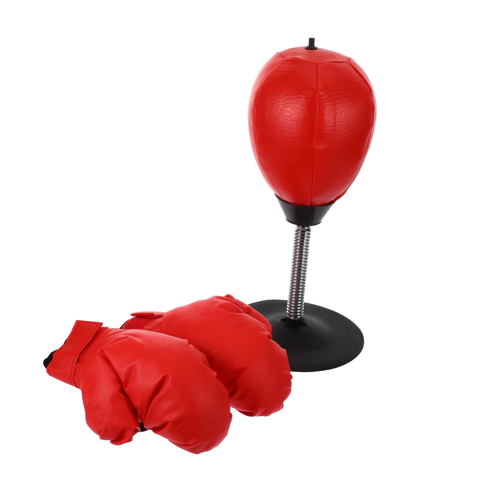 KOMBIUDA Convenient Boxing Ball for Home Reaction Training Boxing Ball with Gloves Inflator Perfect for Fitness Decompression
