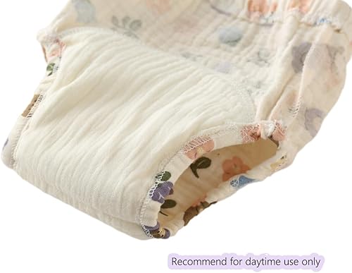 Miniatura 4 de Ropa interior de entrenamiento para bebé, algodón suave, absorbente, ropa interior de entrenamiento para bebés, niños y niñas, paquete de 6