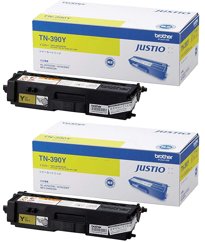 Amazon.co.jp: BROTHER ブラザー 純正品 TN-390Y / TN390Y トナー