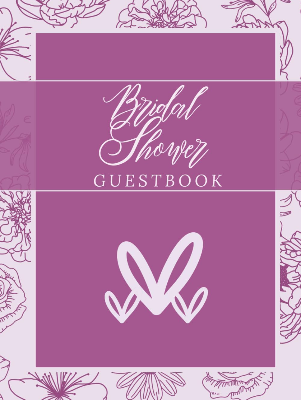 Bridal Shower Guest Book: A Keepsake Book for Advice, Wishes and Recipe Sharing - Purple      Hardcover – March 18, 2026