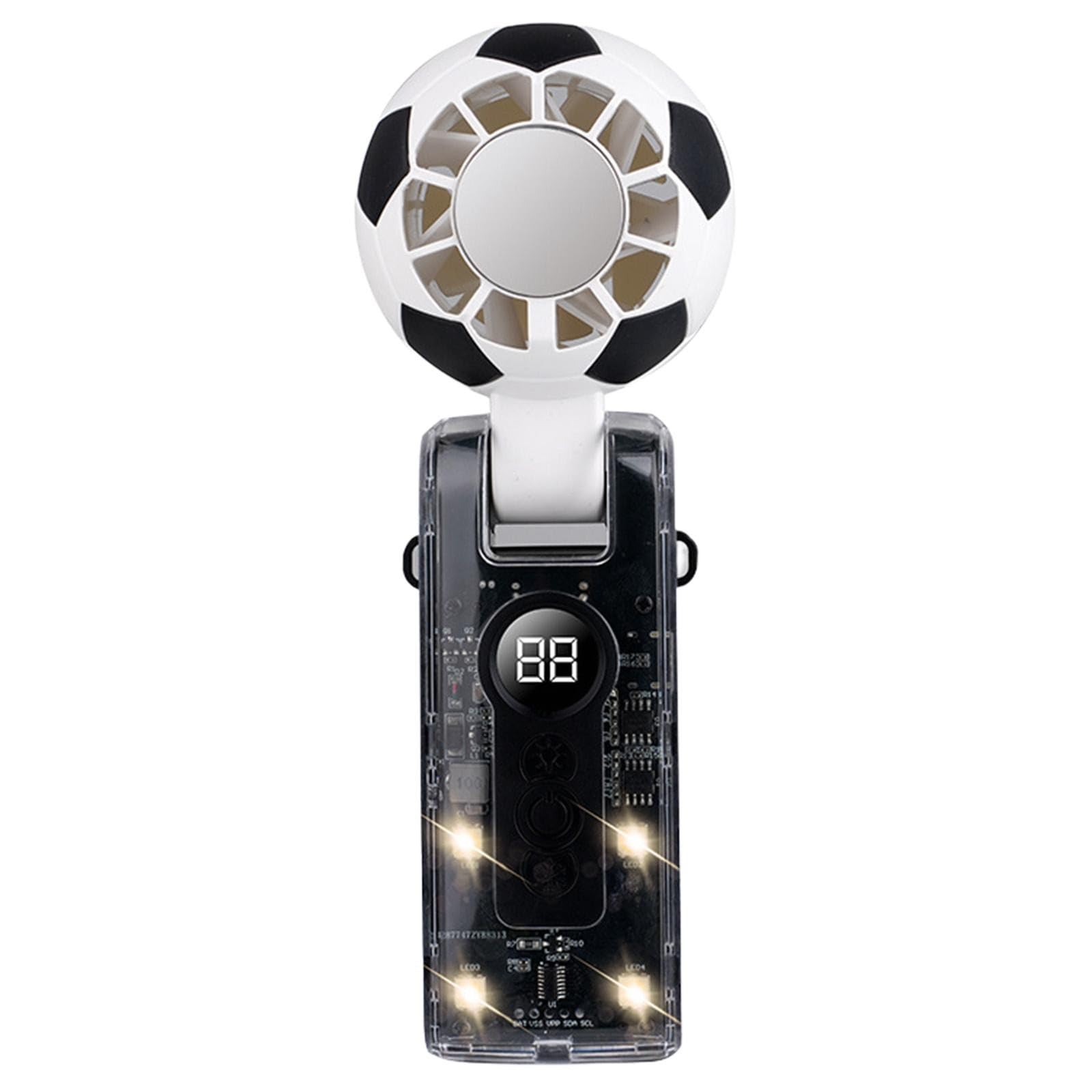 Ventilateur turbo portable rechargeable avec écran LED