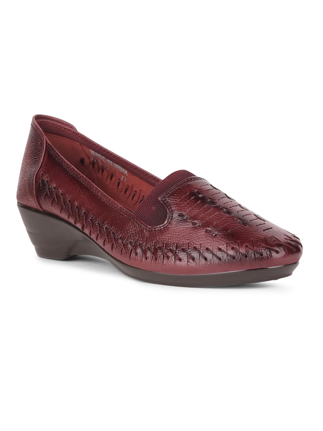 liberty Healers TLO-23 Slip-On Ballerina Casual Shoes for Women with PU Sole | Drymill Leather Outsole | Comfortable Footbed & Lightweight | Round Toe Leather Insole-picture-44