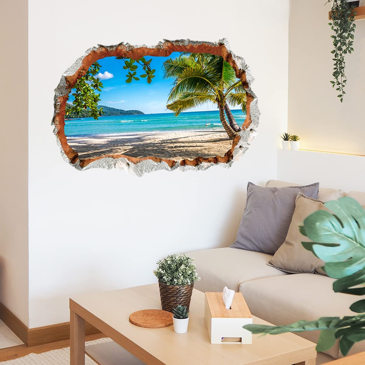 Adesivi Murali Sottosquadra DS-8009 - Decorazione Parete Per Camera Bambini, Soggiorno, Asilo - Foto 11