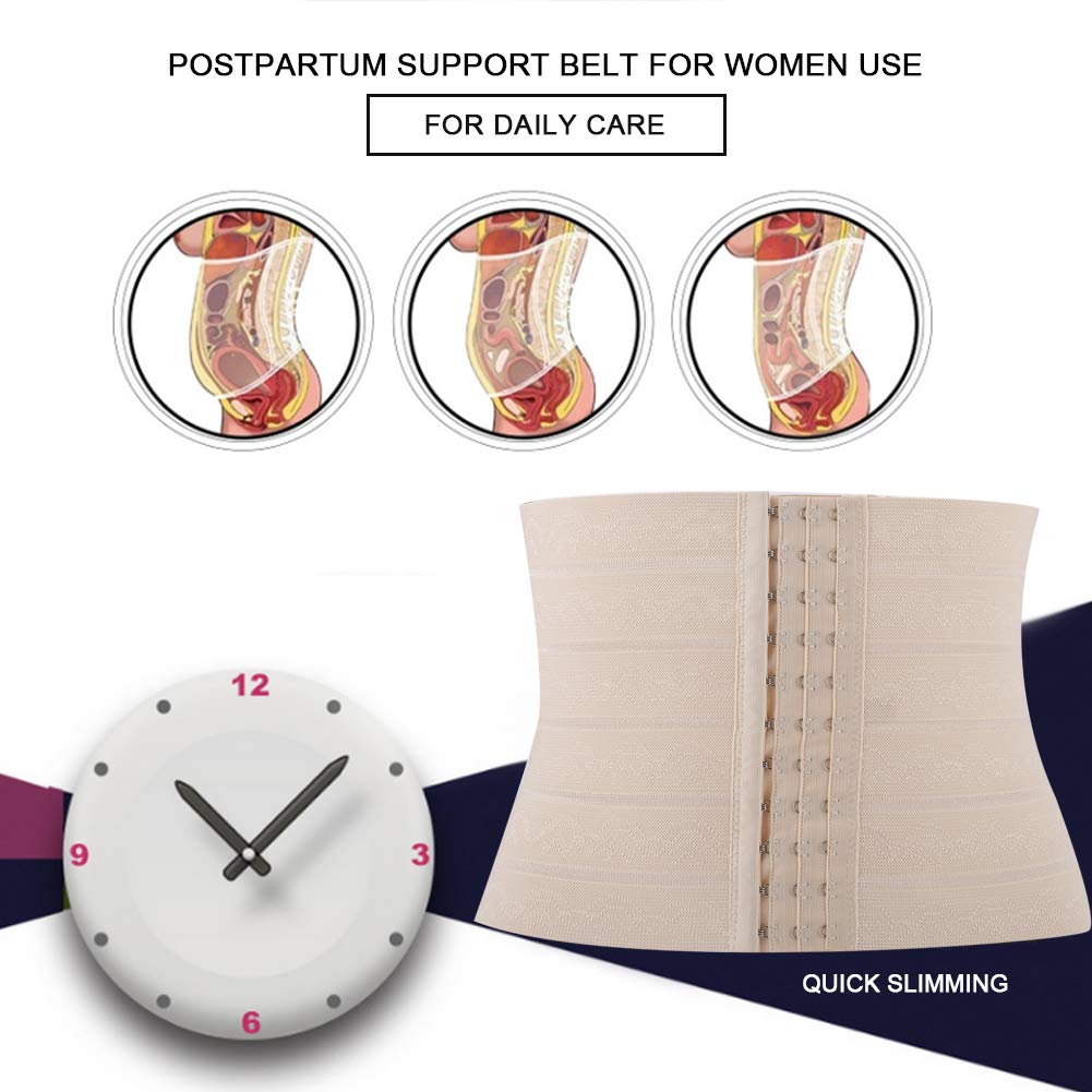 Tiiyee - Bande Ventre Postpartum Réglable | Ceinture Abdominale Minceur Récupération | Respirante Et Ajustable Pour Femmes