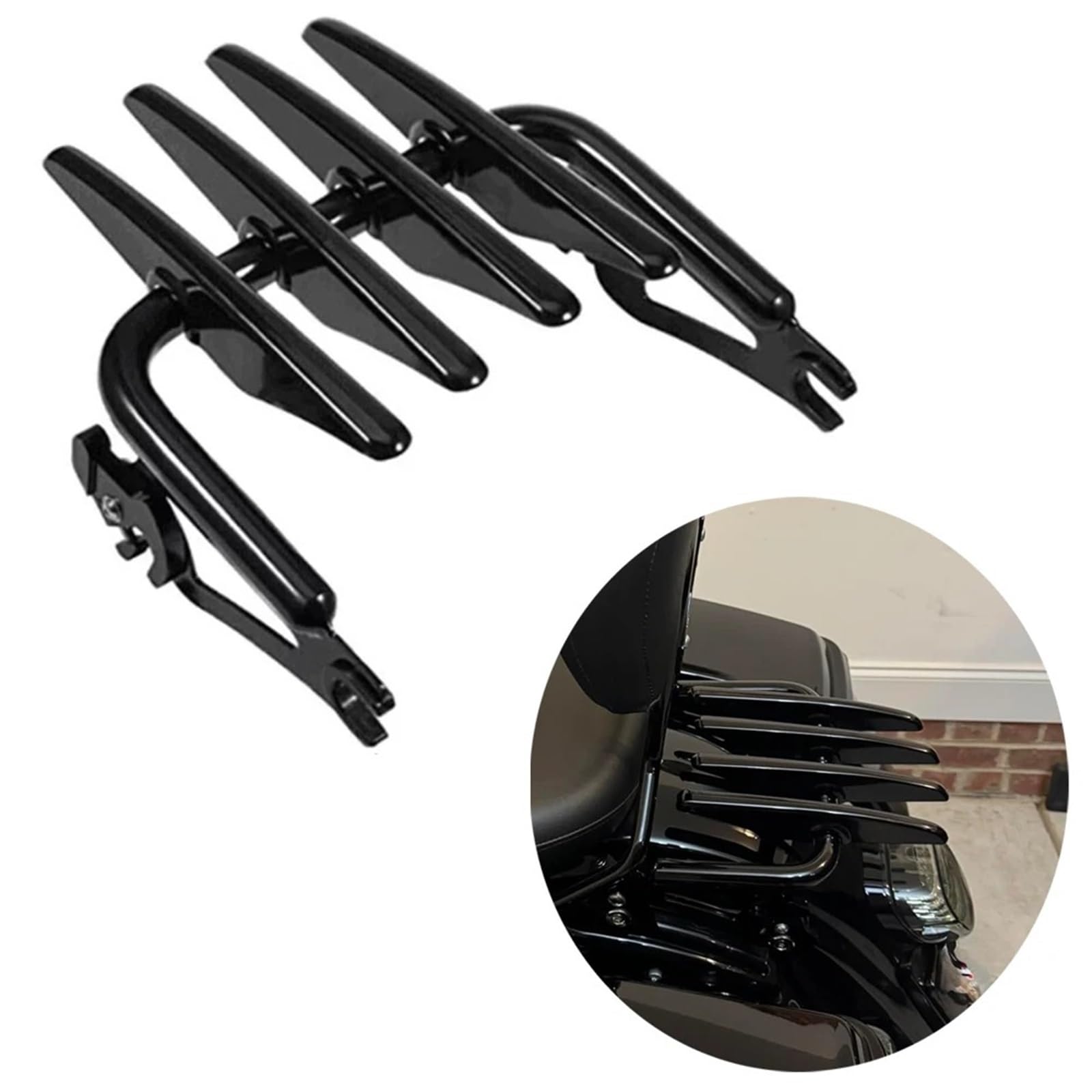 Rack Equipaje Moto para Gira por Carretera Street Glide 2009-2025