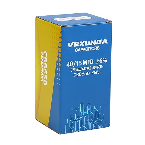 Miniatura 96 de Condensador ovalado de arranque para aire acondicionado, 7.5 uF 370/440VAC 50/60Hz CBB65 CBB65A, arranque de motor de ventilador, bomba de piscina