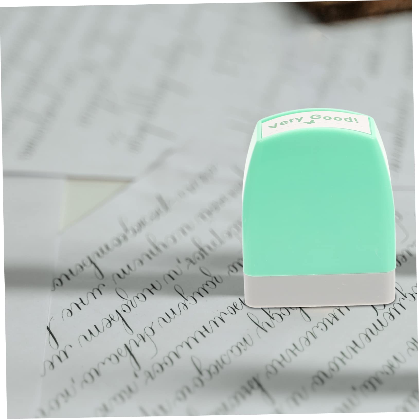 Mipcase Set di Timbri per Maestre Colorate, Impugnatura ABS, 8 Pezzi, Timbri Scuola Riutilizzabili per Incoraggiare a Casa