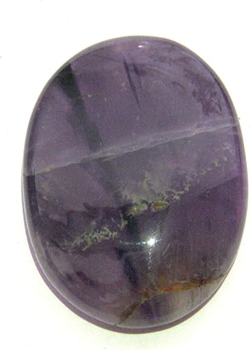crystalmiracle Hermosa piedra de pulgar curativa de amatista para el pulgar, piedra de pulgar para el bienestar, reiki, Feng Shui, regalos de éxito