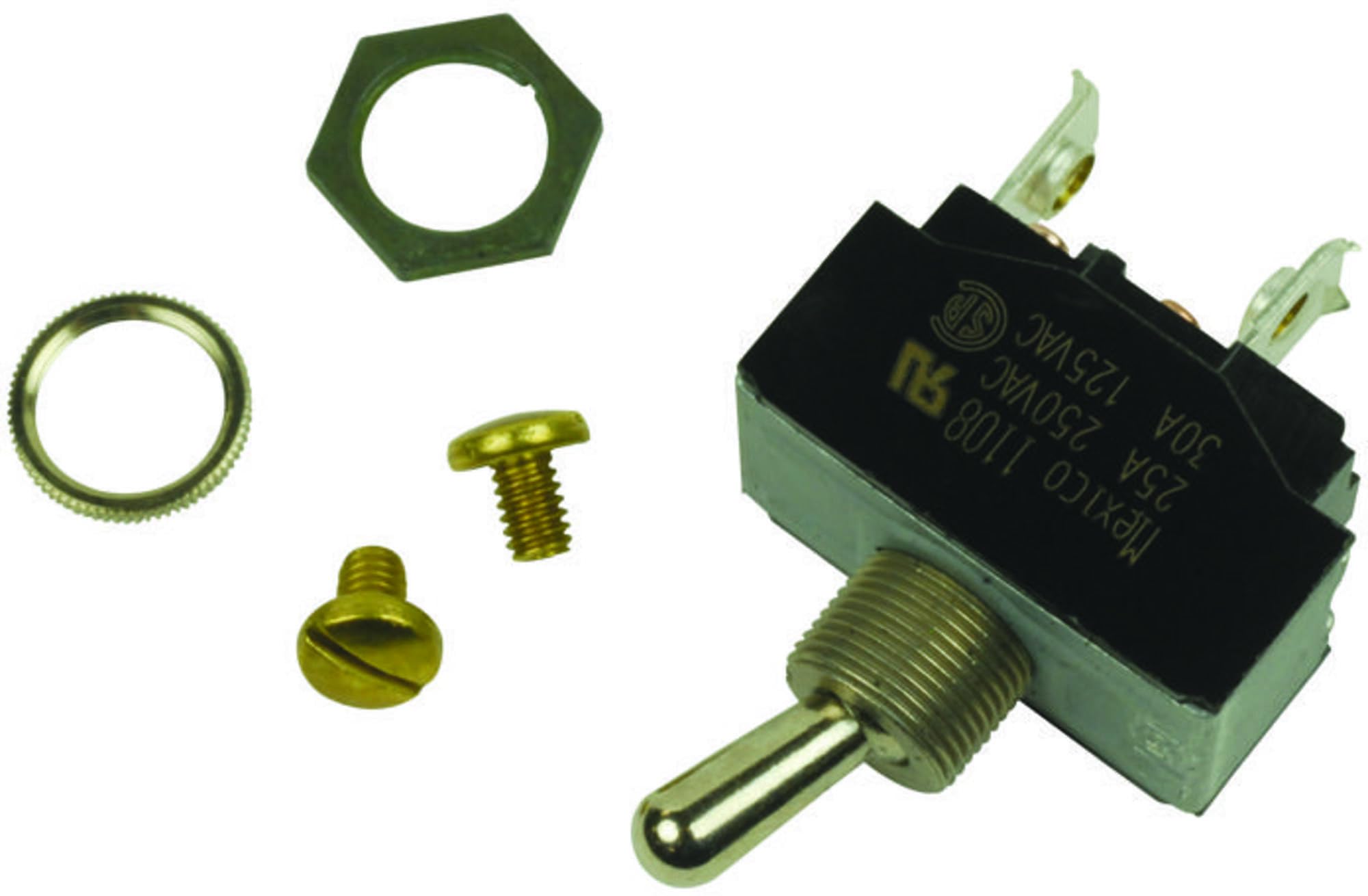 EATON 7576K2 Switch, Toggle, SPST, 30A, 250V: Electronic Component