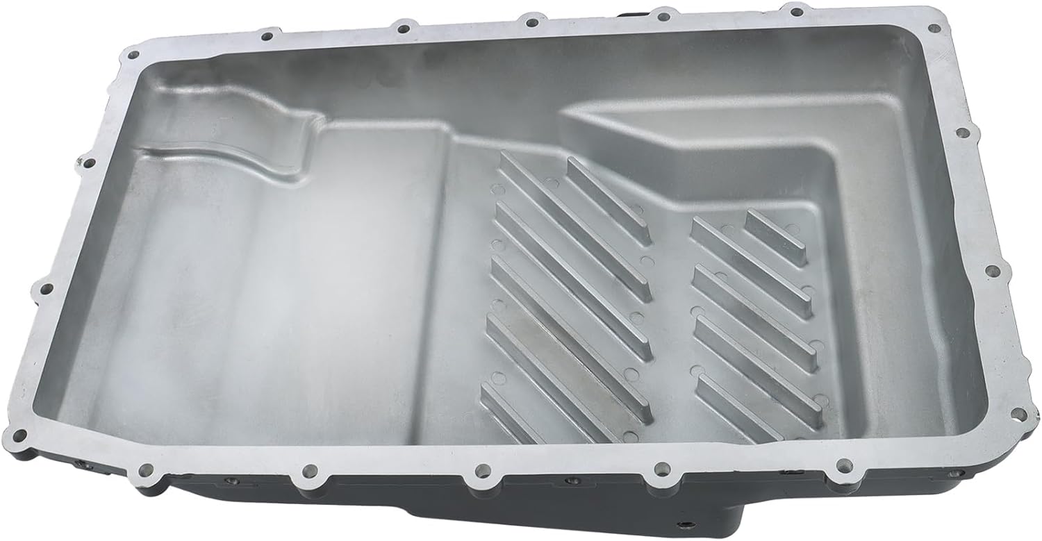 Cast Aluminum Deep Transmission Pan Replacement for F150 6 Cyl 3.3 Liter 2021-2024 Replacement for Explorer 4 Cyl 2.3 Liter Turbo 2020-2024 328053110
