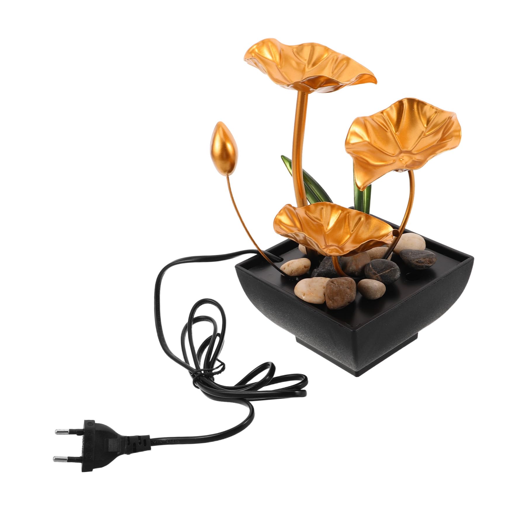 Fontaine à eau intérieure cascade de table zen pour relaxation et méditation à la maison