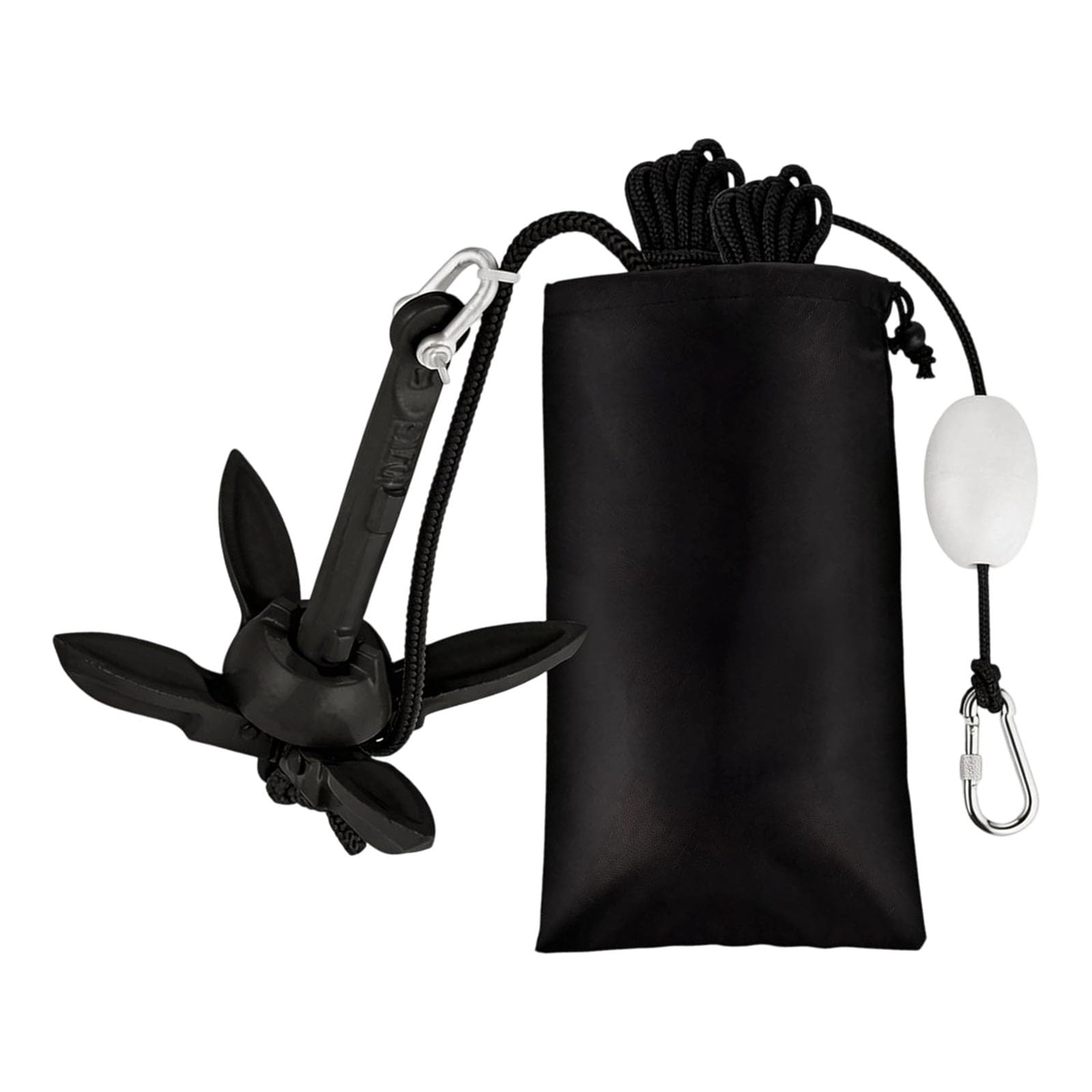Ensemble d'amarrage pliable compact avec grappin de qualité