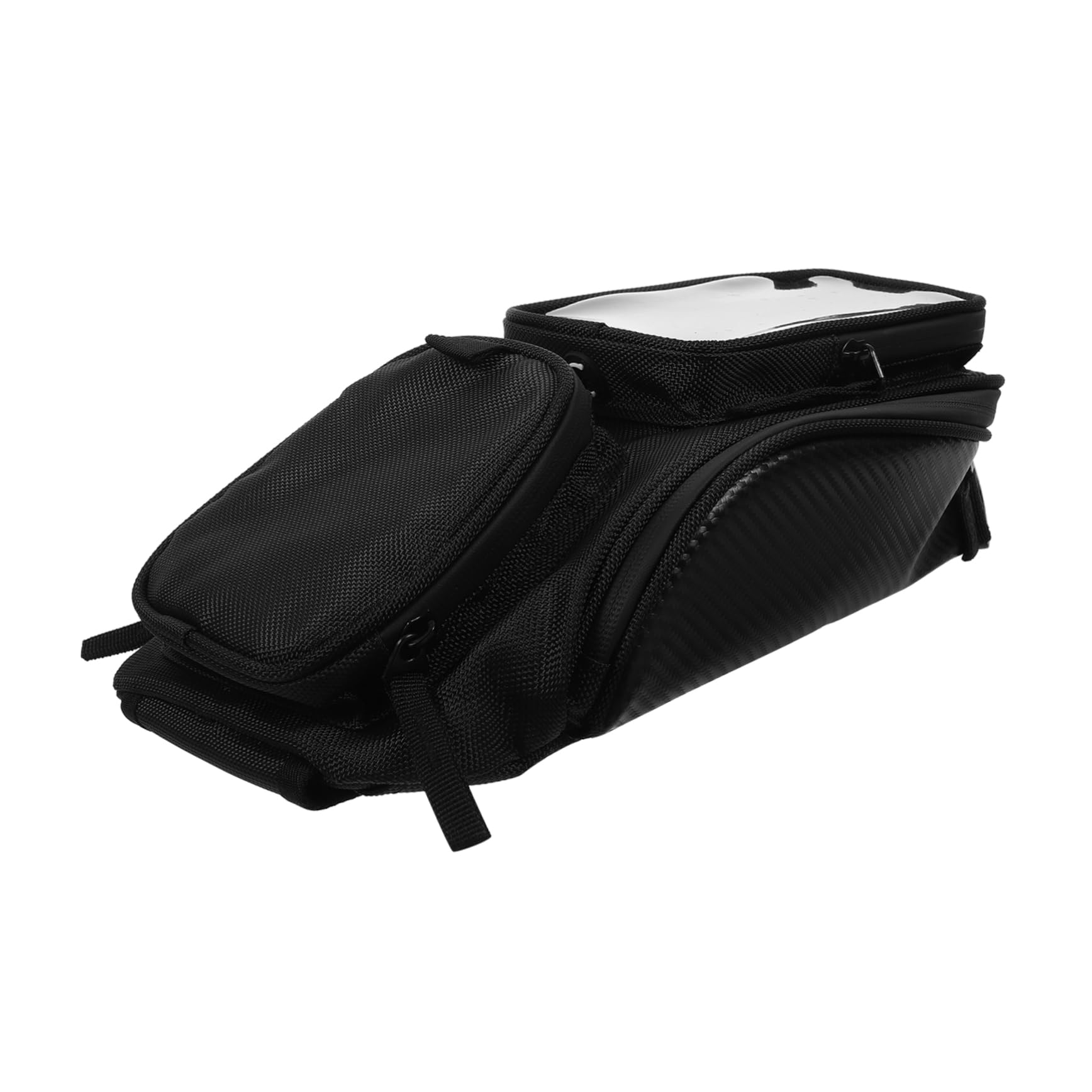 Mobestech 2pièces Sacoche De Réservoir Magnétique pour Sacoche Étanche avec Poche Transparente pour Navigation Bagage De avec Accès pour Écouteurs