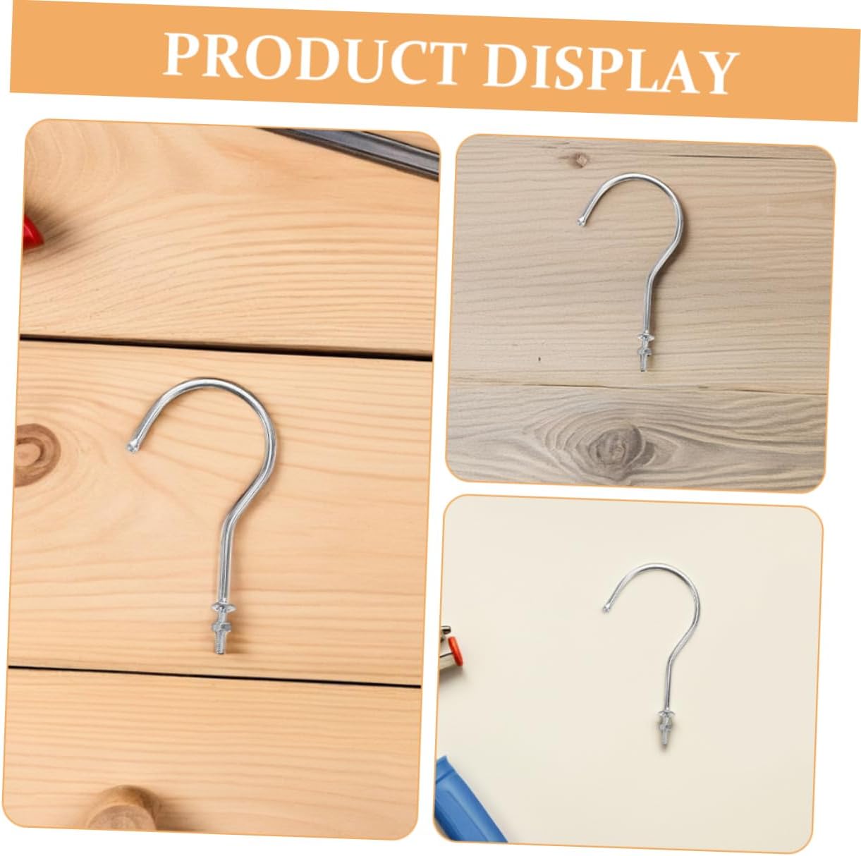 BESTYASH 8Pcs Adjustable Iron Hooks for Mannequin Body Display Sturdy Metal S Hangers for Clothes Organizer Versatile Skirt and Shirt Hangers for Home and Shop Closet Storage