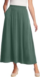 Woman Within Plus Size 7-Day Maxi Skirt