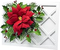 Vista 3 de Plantillas de corte con marco de fondo 3D, plantillas metálicas para álbumes de recortes, herramientas de manualidades DIY, plantilla de repujado