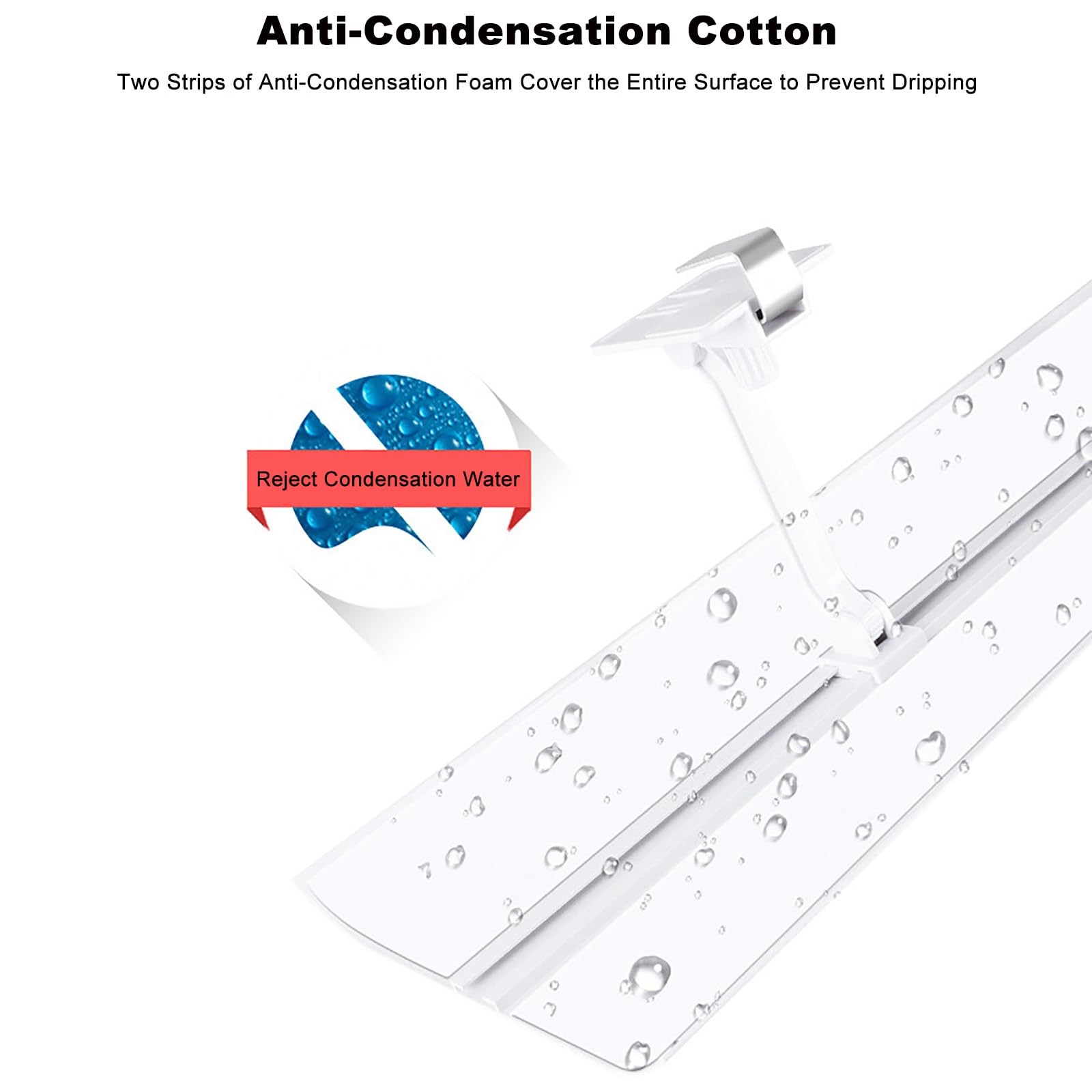 Deflettore Condizionatore Regolabile, Set da 4 Pezzi Deflettori Condizionatore per Bocchetta di Ventilazione a Soffitto, Deviatore D'aria per Evitare il Flusso D'aria Diretto(20 * 53cm/8 * 21in)