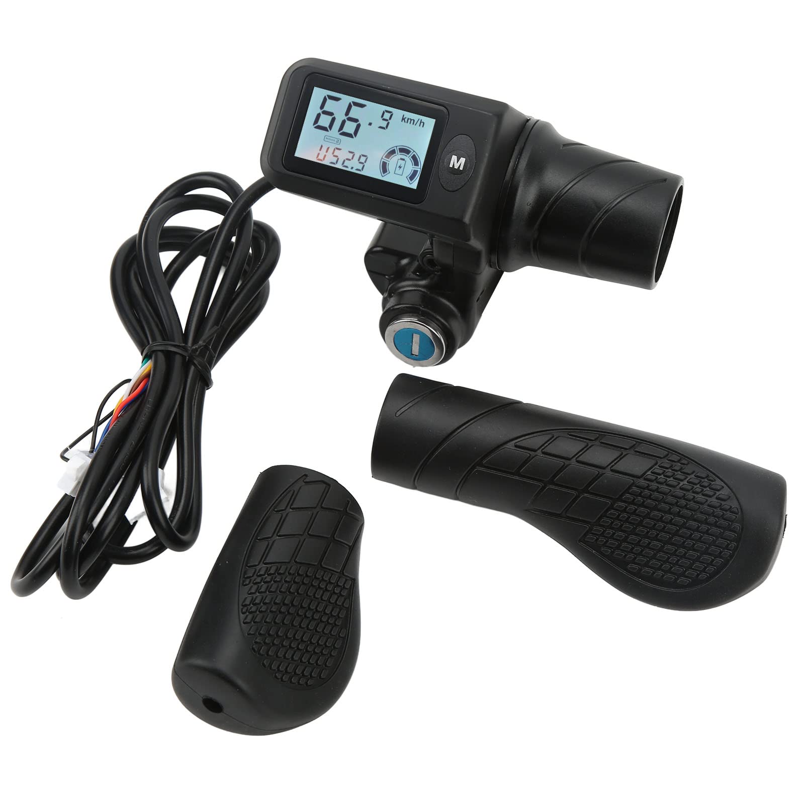 36 V Zestaw Sterowania Silnika Bezszczotkowego, Kontroler Skutera Elektrycznego 48 V 350 W z Uchwytem Przepustnicy Wyświetlacza 805 LCD, dla Kierownicy 22,5 Mm
