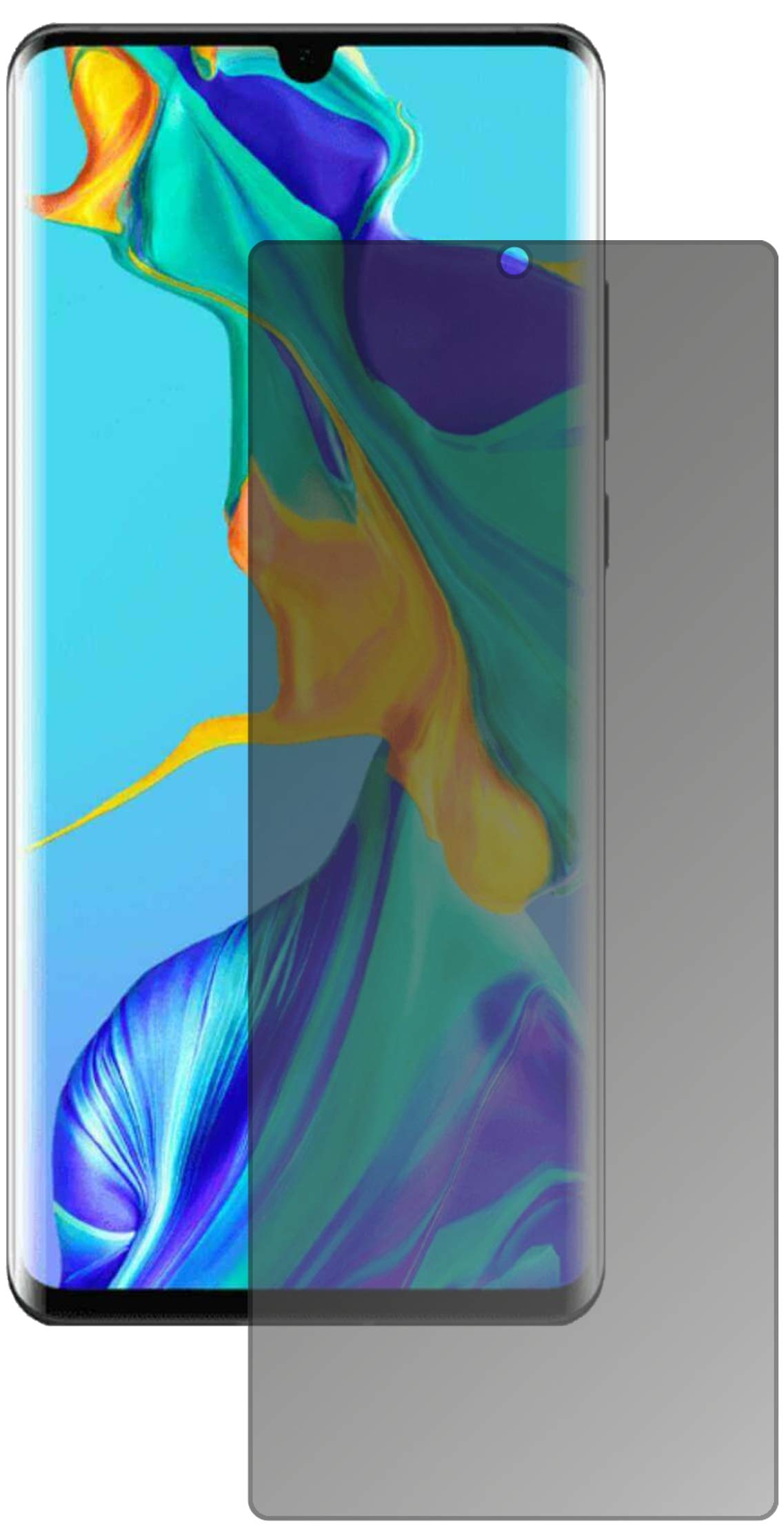 Dipos Protezione Vista Privacy Per Huawei P30 Lite New Edition | Pellicola Anti-Sguardo 4 Lati | Made In Germany