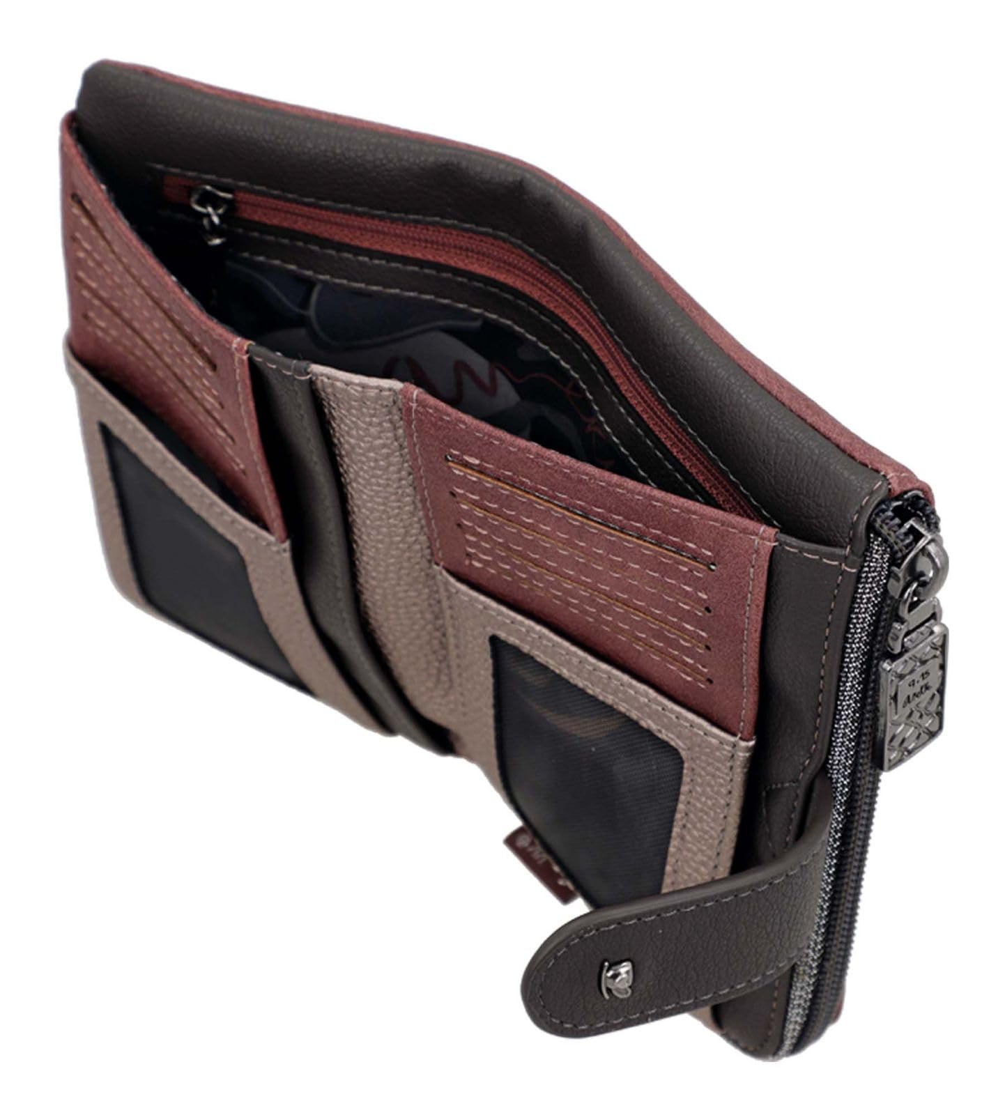 Anekke Geldbörse Mademoiselle Flexible RFID Wallet Multicolor braun
