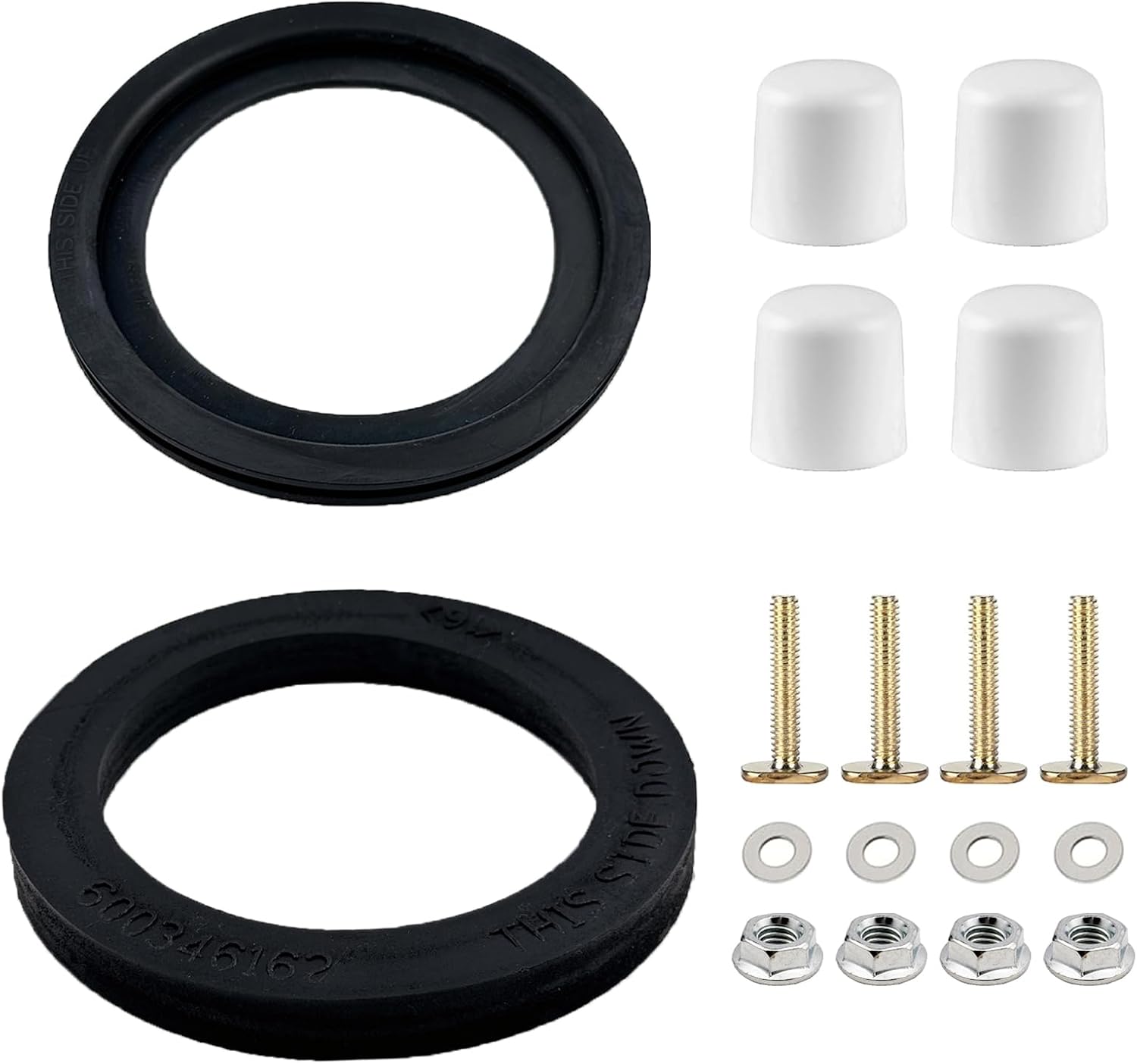 385311652 385311658 RV Toilet Seal Kit Replacement for Do-Metic 300 310 320 Toilet Seal Gasket Kit Flush Ball Seal Gasket Solve Leakage Problem