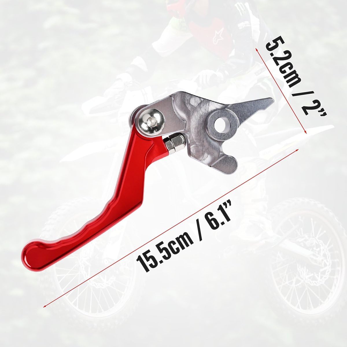 2Pcs Clutch Lever for Sur-Ron Ultra Bee 2022-2024, Dirt Bike Billet Aluminum Folding Left & Right Adjustable Pivot Brake Lever Hand Lever Parts (Red)