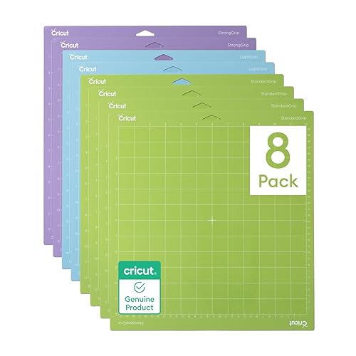 Cricut Cutting Mat Variety Pack (8 Count, 12in x 12in)