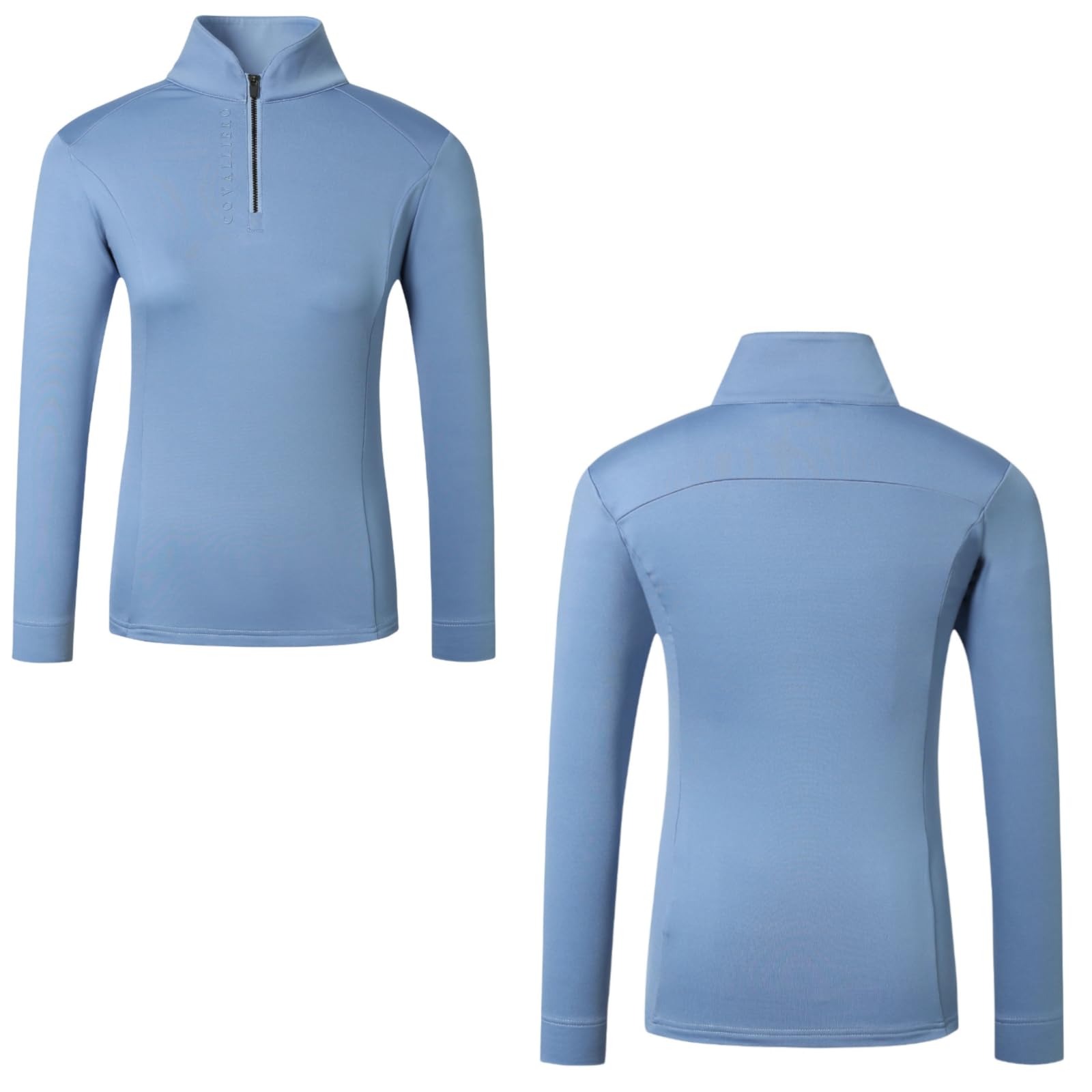 Covalliero Damen Active Shirt Winter Sky atmungsaktiv Langarmshirt HW 2024
